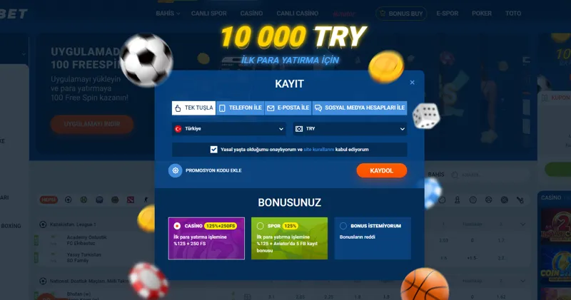 Türkiye'den yeni oyuncular için MostBet web sitesinde kayıt formu