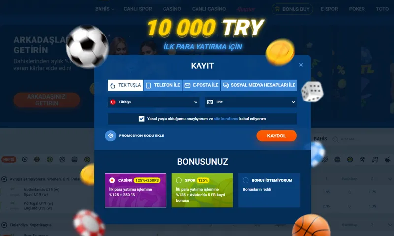 MostBet'e kaydolmanın dört yolu