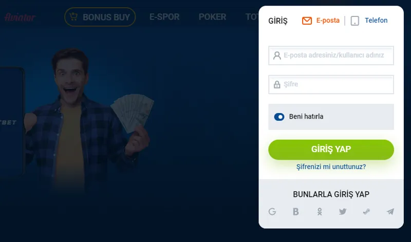 Resmi web sitesi üzerinden MostBet kişisel hesabınıza giriş yapın