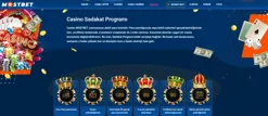 MostBet Online Casino Sadakat Programı